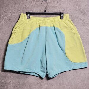 Nike Sportswear Shorts Mens XL Green Blue Colorblock Athletic Casual DR9856-736‎